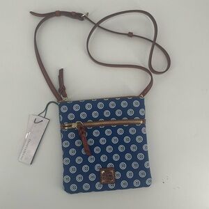 Dooney & Bourke - MLB Cubs Double Zip Crossbody NEW Baseball Sports Team